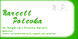 marcell polevka business card